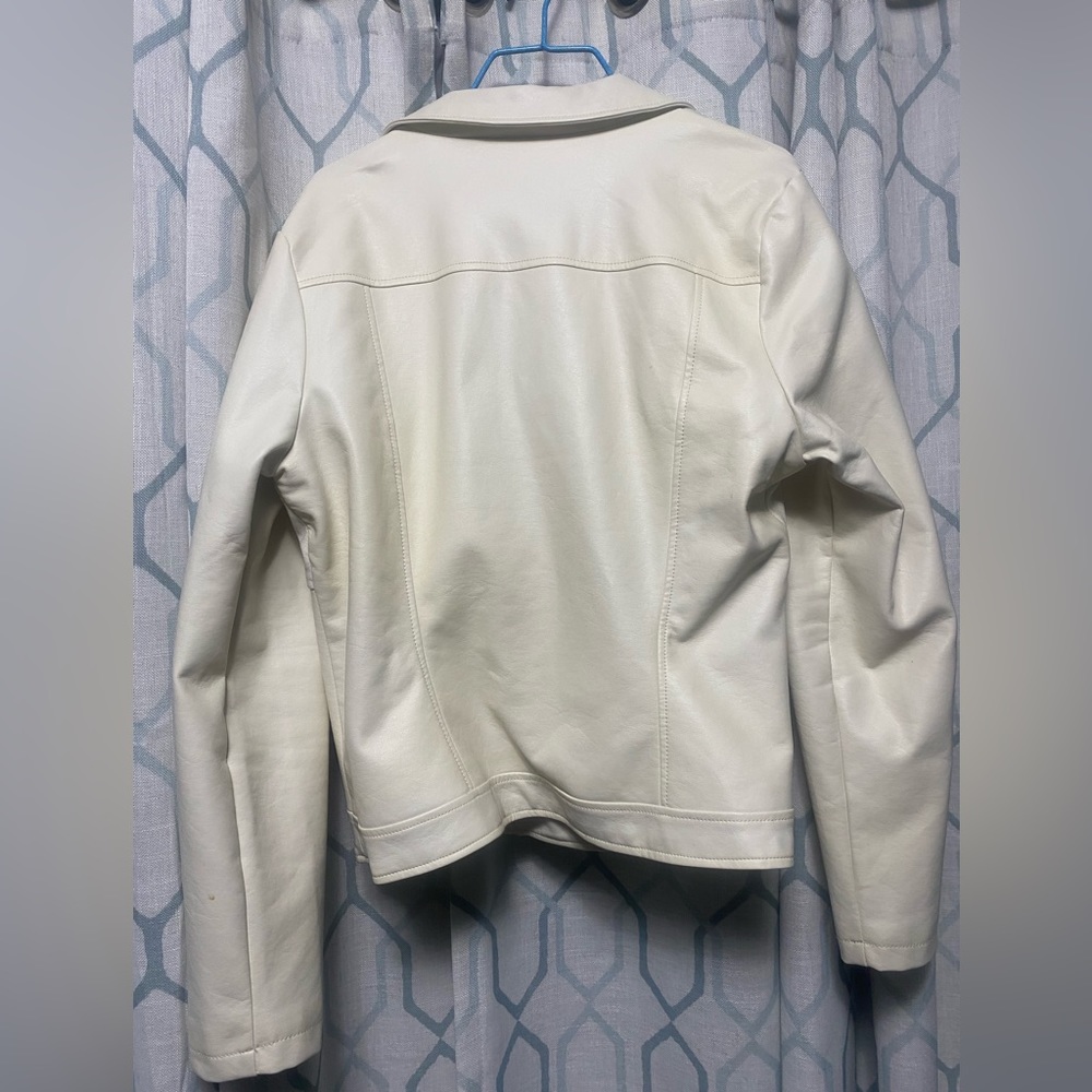 Ivory Moto Jacket from Just Fab